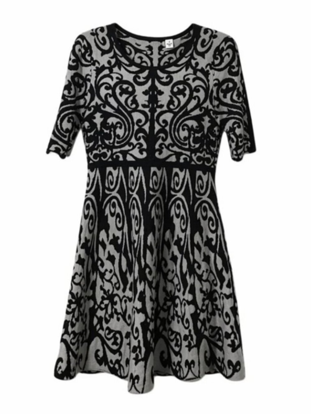 Maurices Black & White Sweater Dress